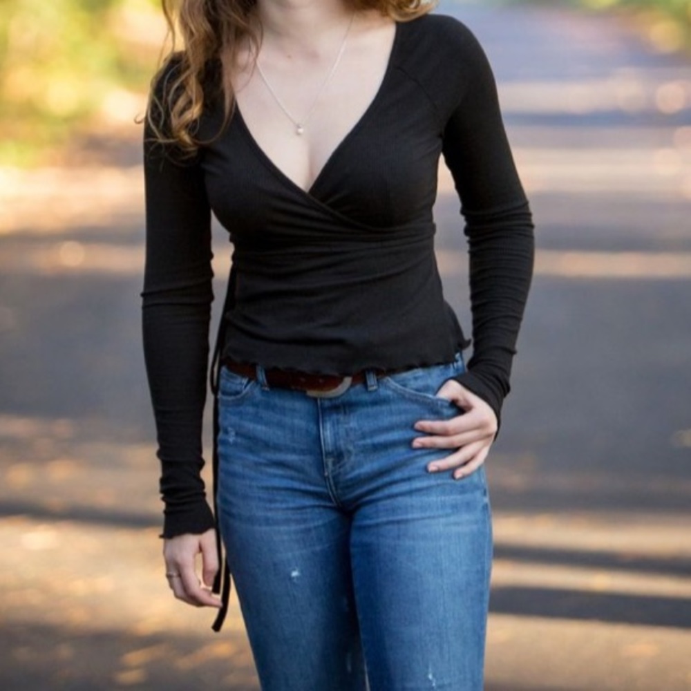 Free People Wrap Top